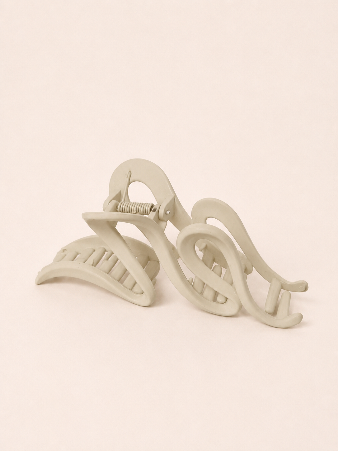 White Wave hårklämma