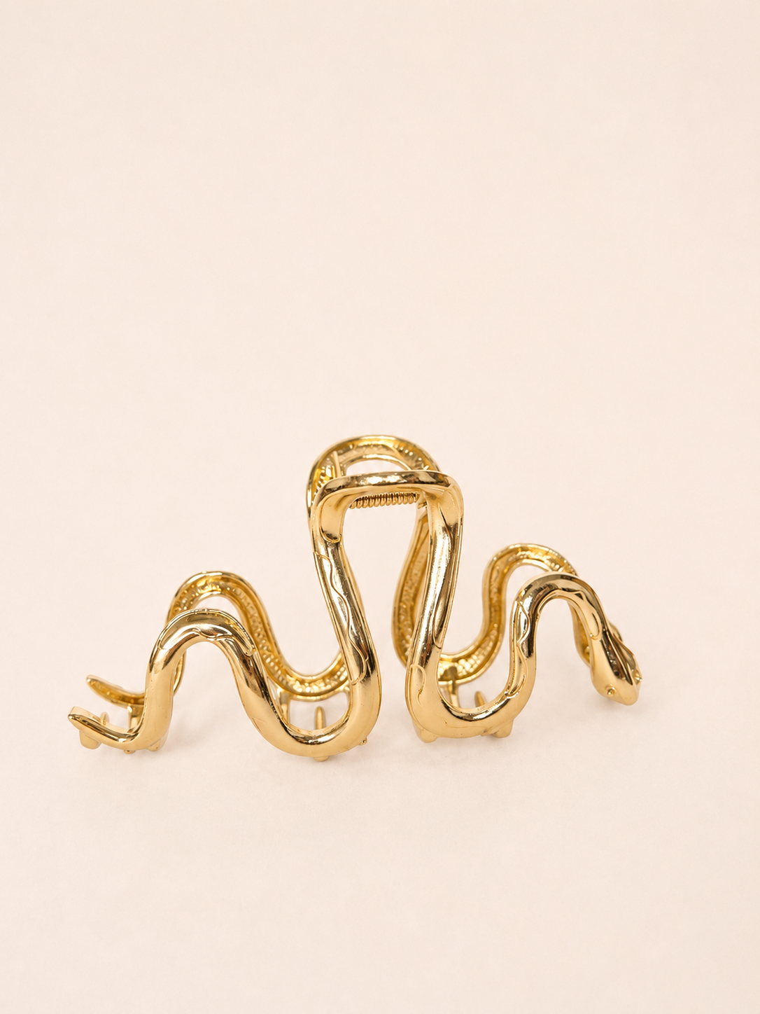 Gold Snake hårklämma